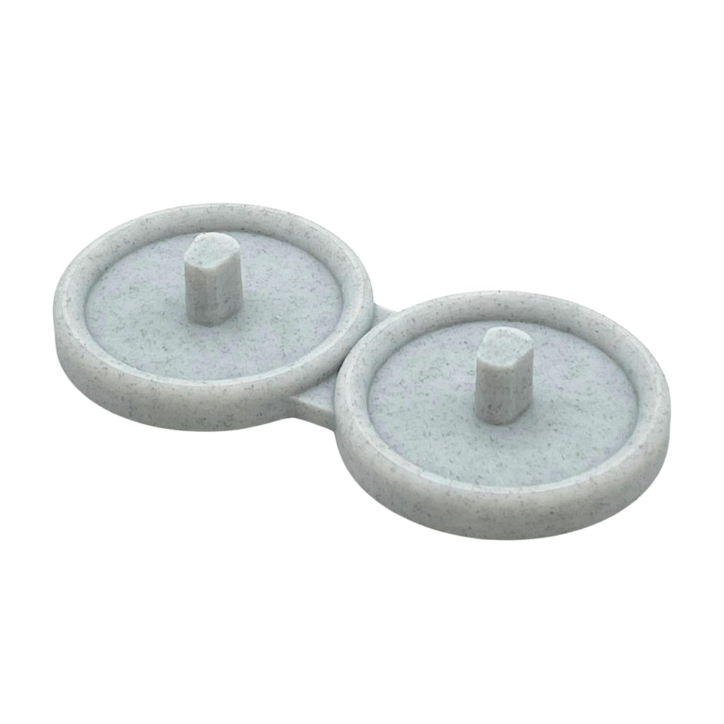 Oral Care Brand Electric Toothbrush Stand & Drip Tray Marble, Double - image 1