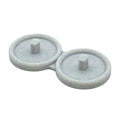 Oral Care Brand Electric Toothbrush Stand & Drip Tray Marble, Double - image 1