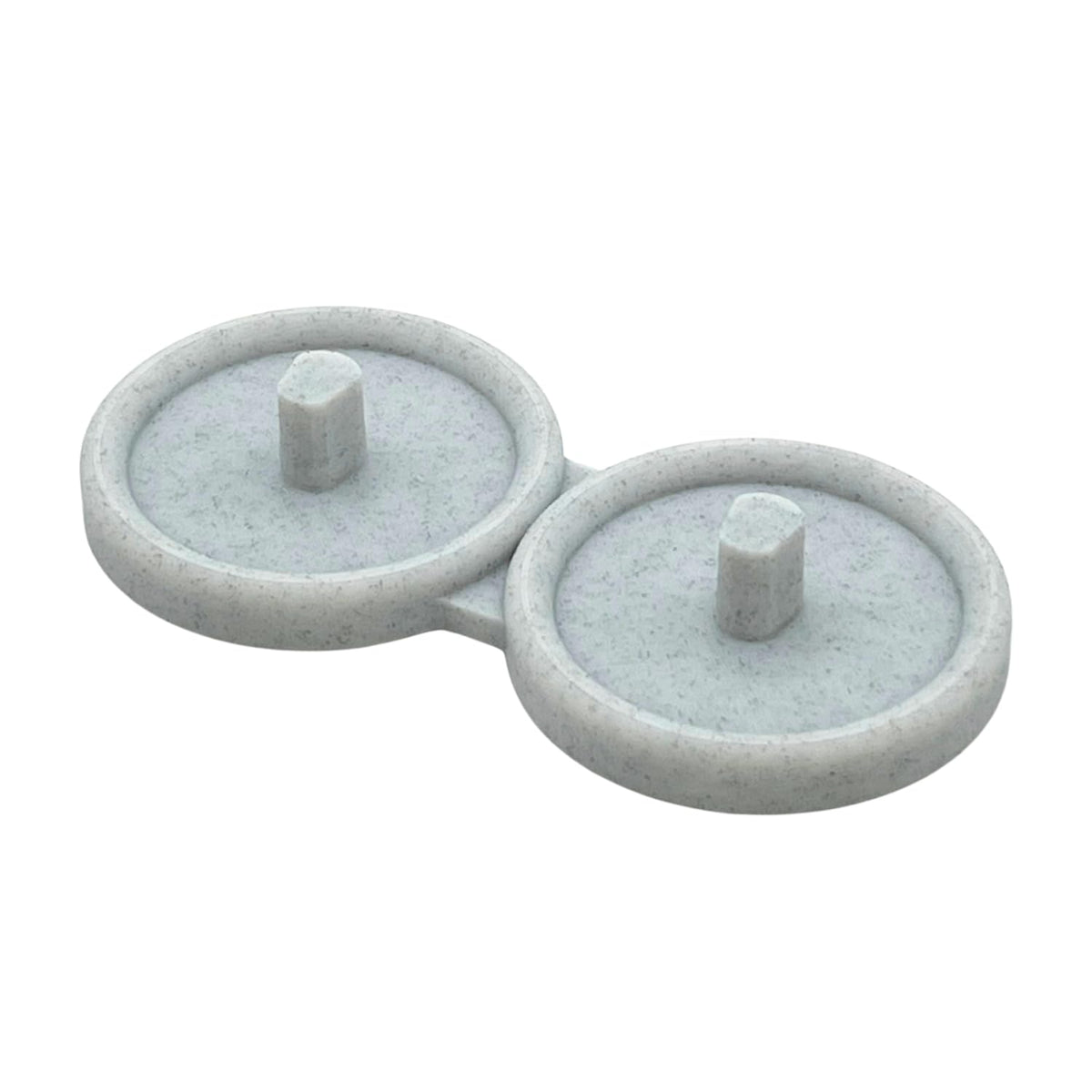 Oral Care Brand Electric Toothbrush Stand & Drip Tray Marble, Double - image 1