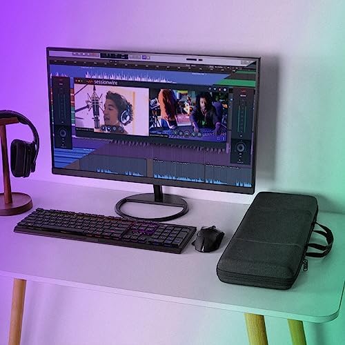 Geekria Hard Shell Keyboard Case | Travel Bag for 108 Key Mechanical