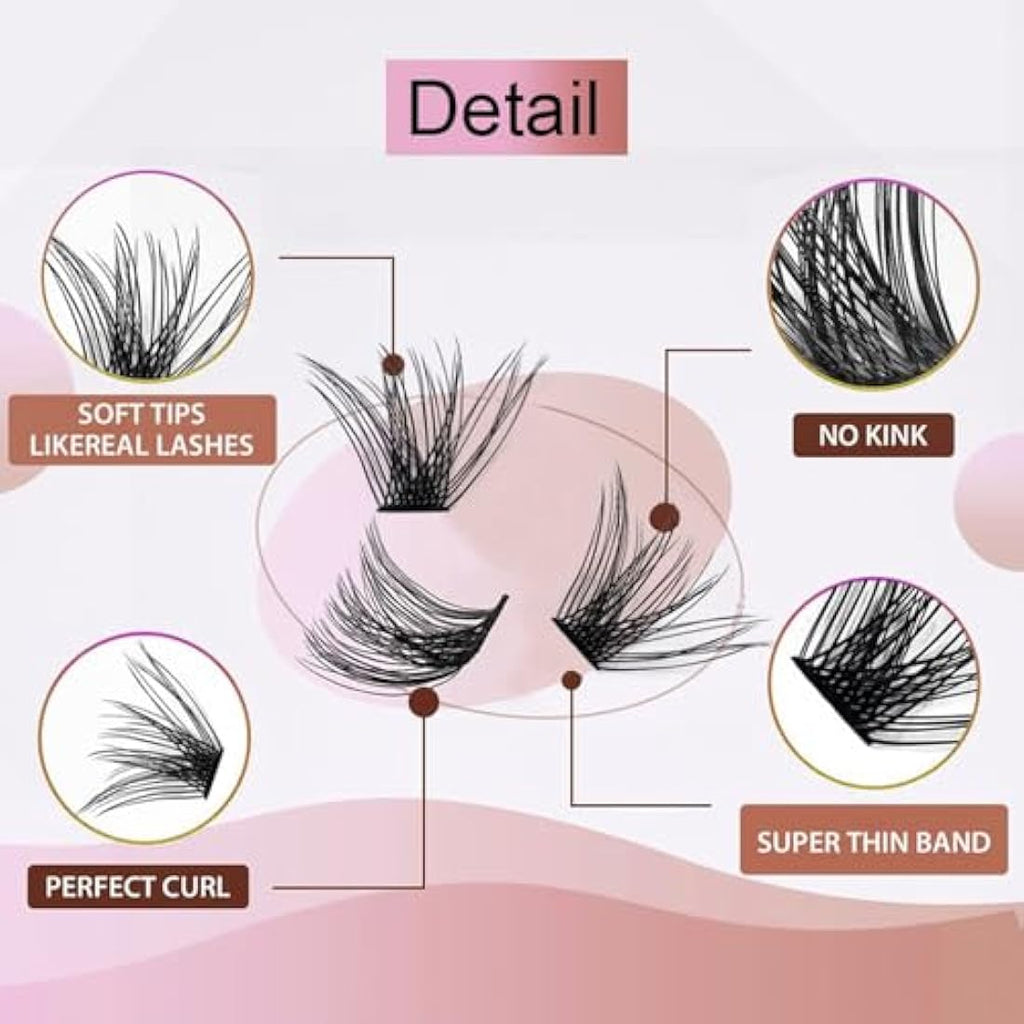 Lash Clusters | 120Pcs DIY Individual D Curl Eyelashes