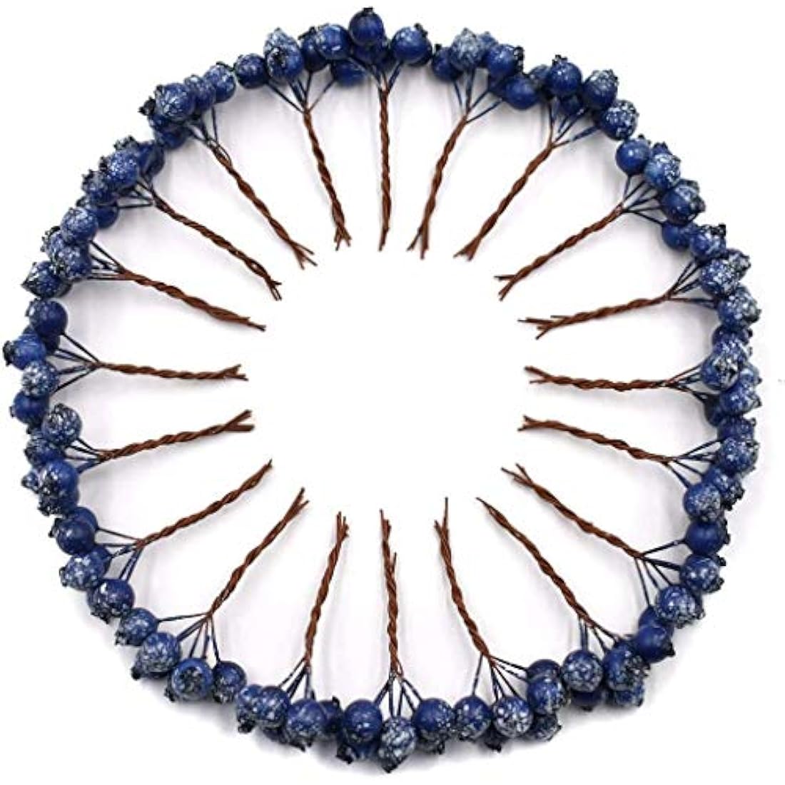 Jolof Store Artificial Blueberries – 20 Pack Fake Fruit for Home Decor