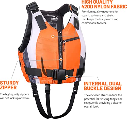 Zeraty Adult Swim Vest | Buoyancy Jacket with Adjustable Safety Straps