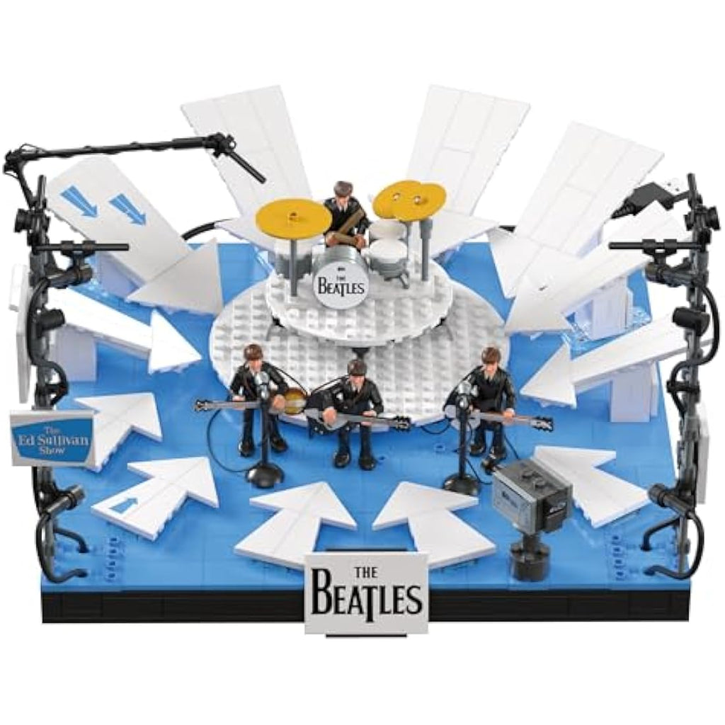 MEGA The Beatles Ed Sullivan Stage Building Set with LED Lights - 681 Pcs