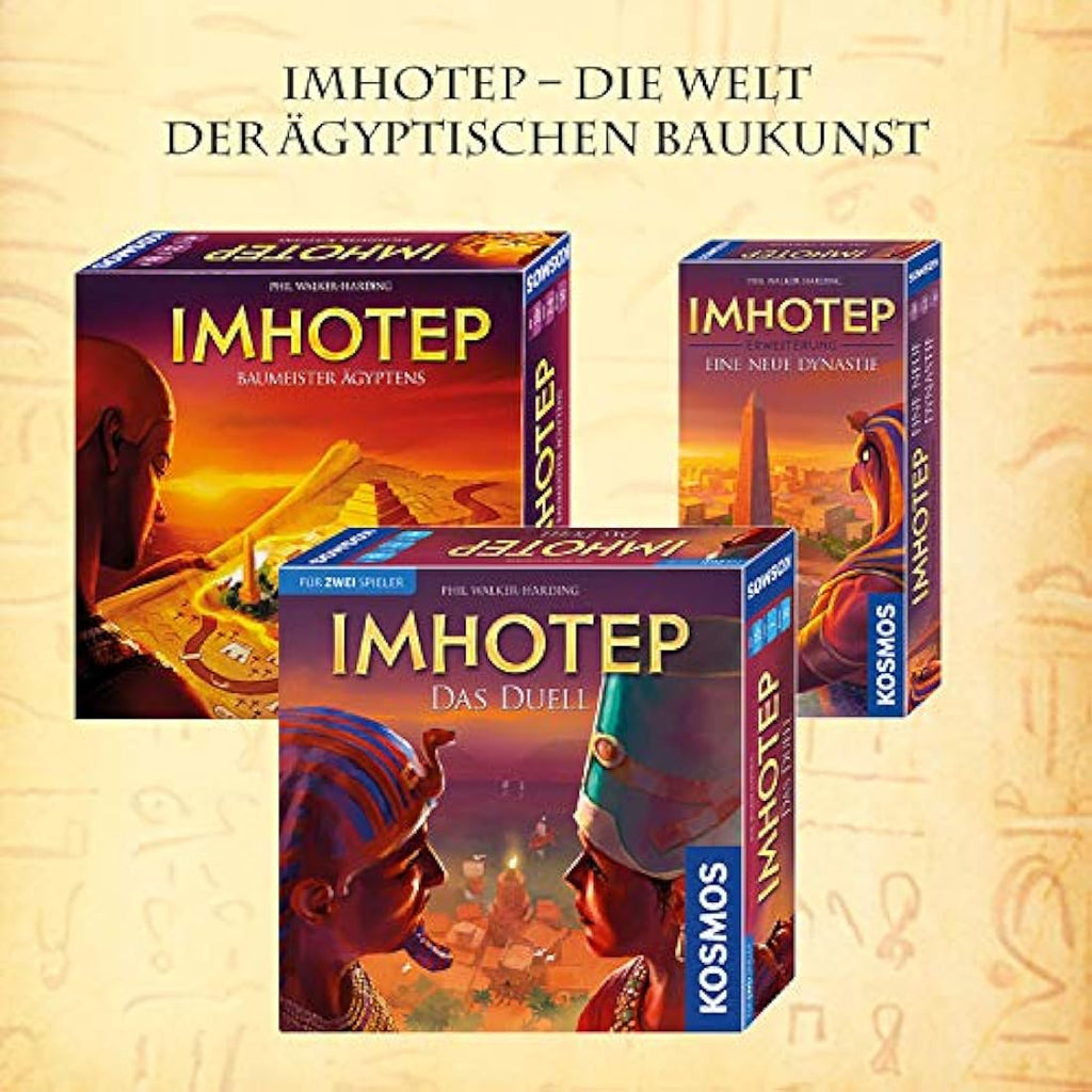 Kosmos Imhotep – Baumeister Ägyptens Familienspiel & Strategiespiel