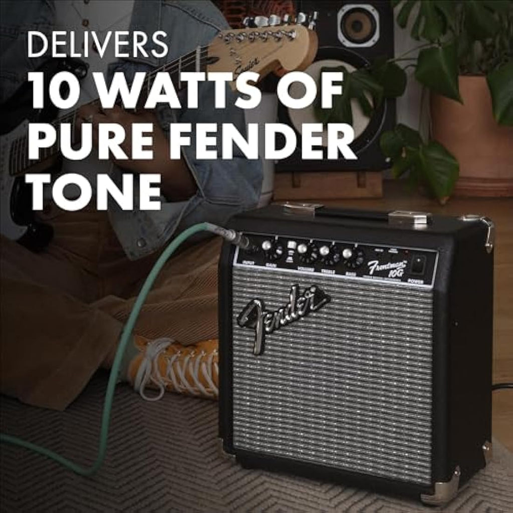 Fender Frontman 10G Electric Guitar Combo Practice Amp - 10W Black/Silver