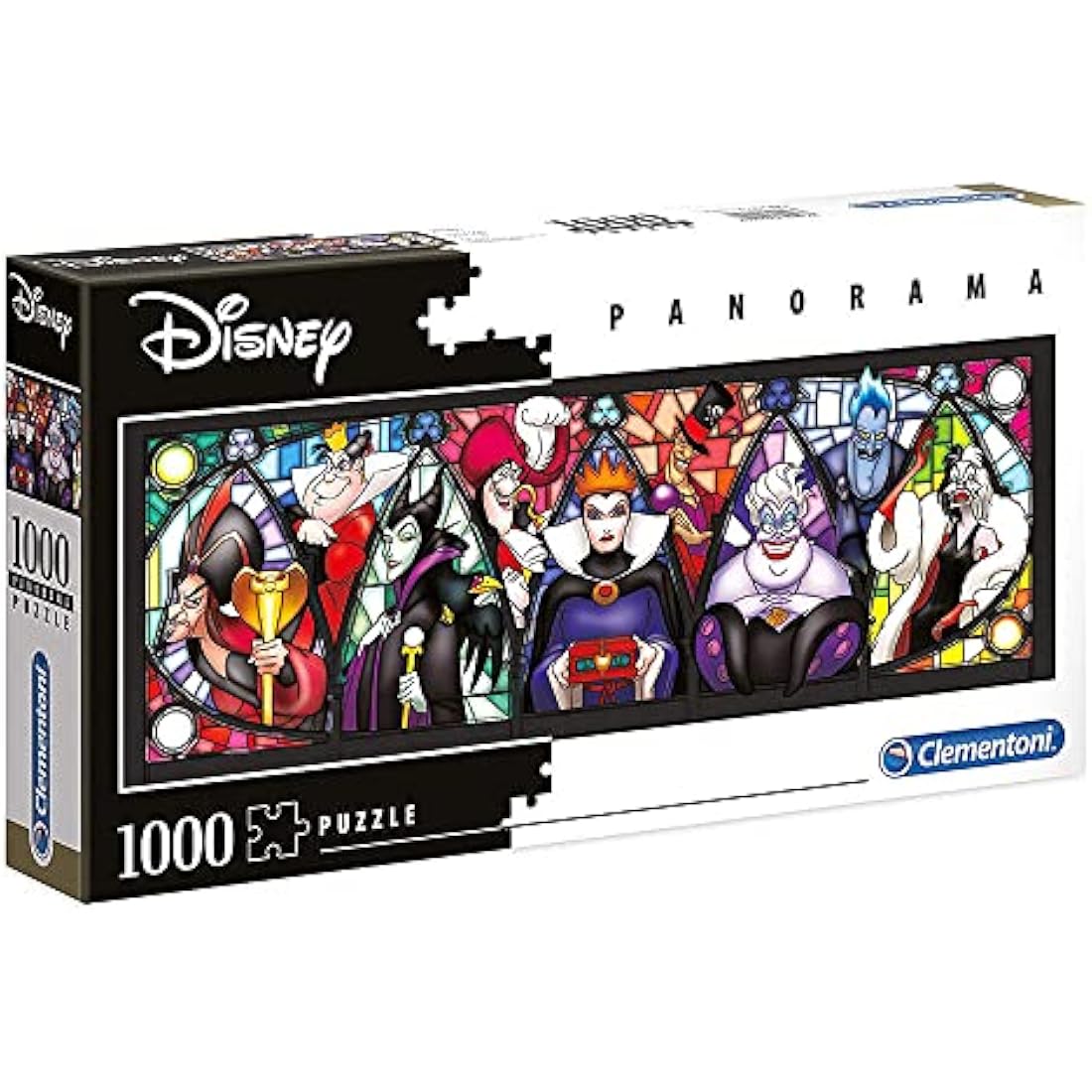 Clementoni Disney Villains Panorama Jigsaw Puzzle - 1000 Pieces