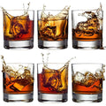 Crystalia Whiskey Glasses Set of 6 – 305ml Lead-Free Crystal Tumblers