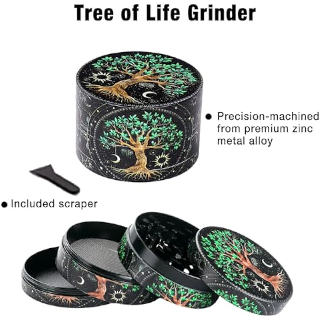 Bamboo Herb Grinder Set | 5-Piece Lockable Gift Box Kit
