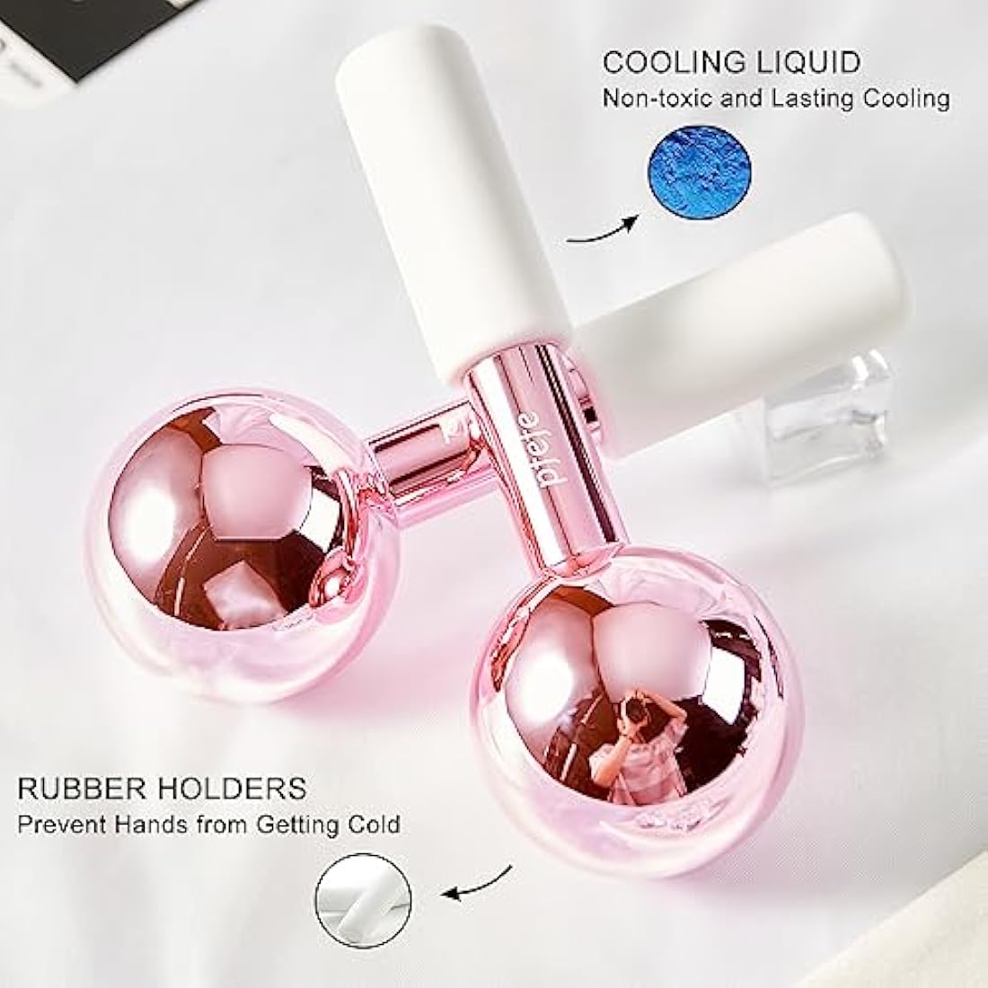 Pfefe Stainless Steel Ice Globes – Cryo Sticks for Face and Eyes