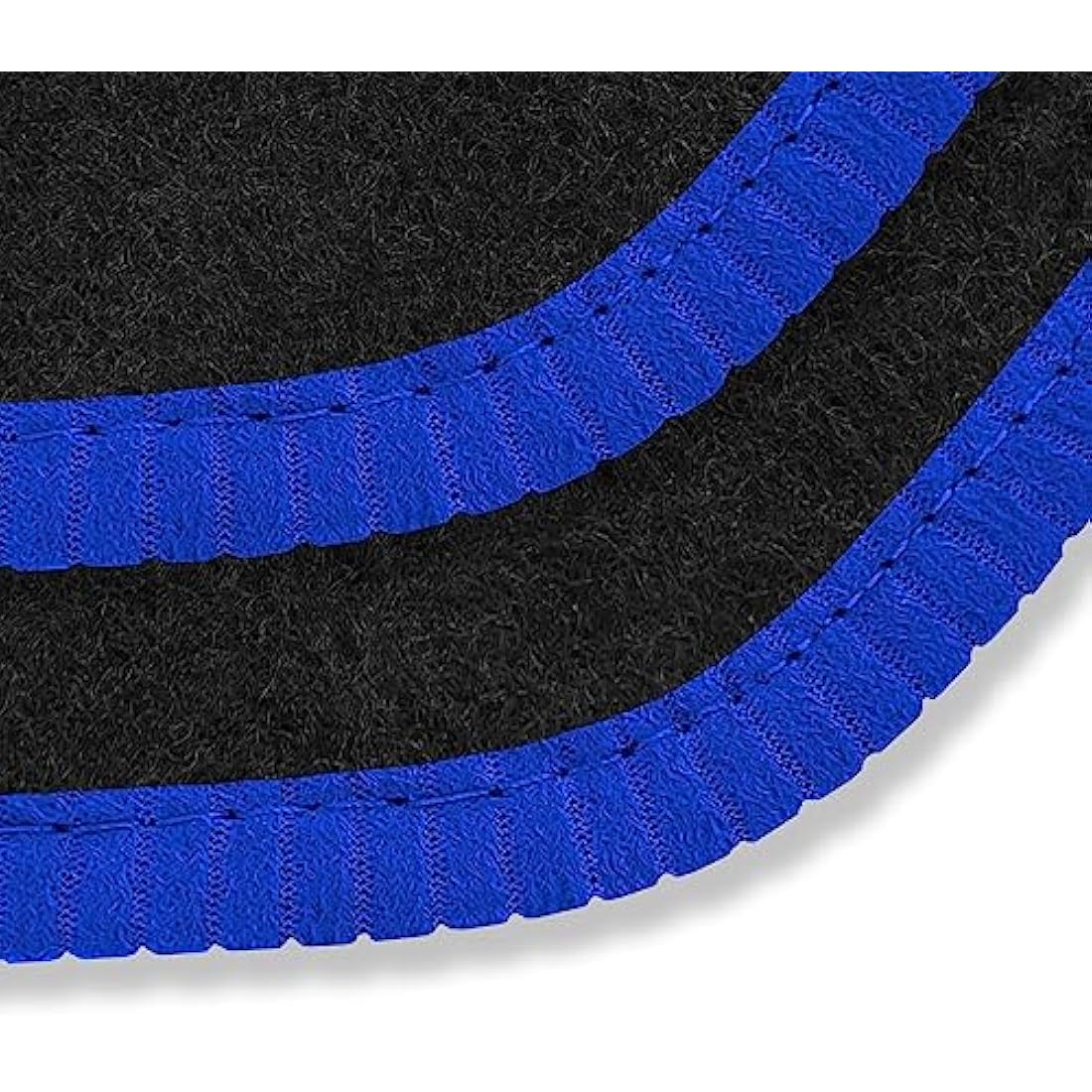 Ford Tourneo Connect 2015-2022 Car Mats – Black Carpet Blue Trim