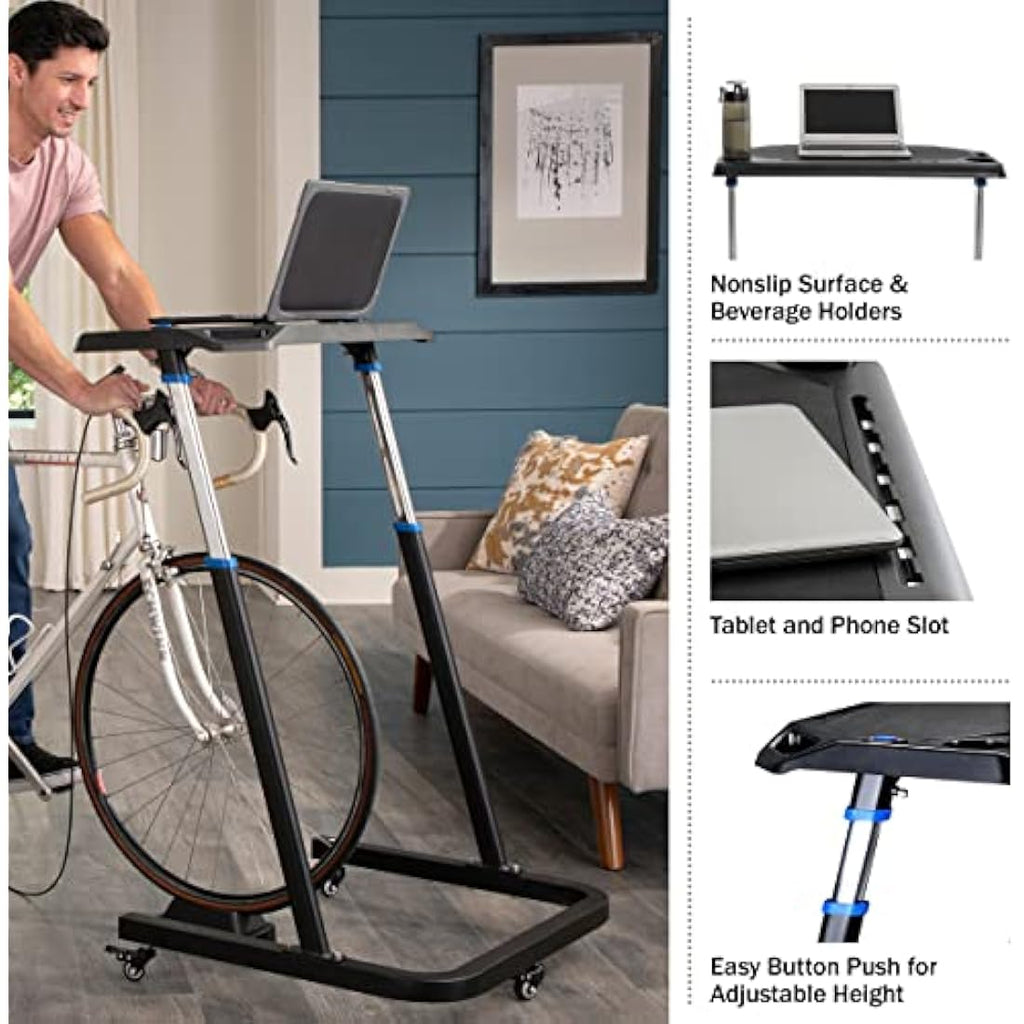 RAD Cycle Adjustable Bike Trainer Desk | Portable Standing Workstation