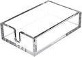 Jolof Store Acrylic Napkin Holder – Clear Guest Towel Caddy for Bathroom