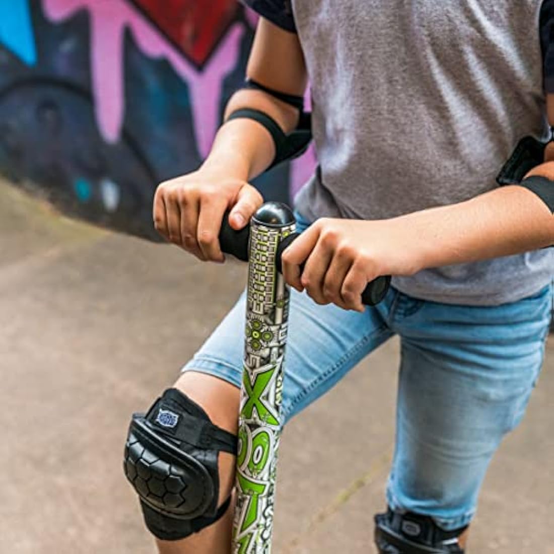Xootz Kids Pogo Stick – Industrial Design with Soft Foam Handles, Ages 5+