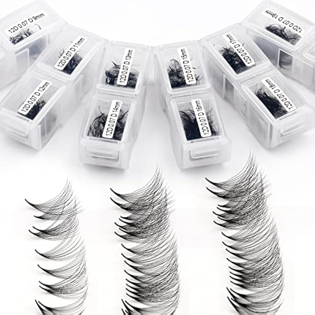 Wendylashes 12D Premade Fans Eyelash Extensions | 0.07mm C Curl 9-20mm