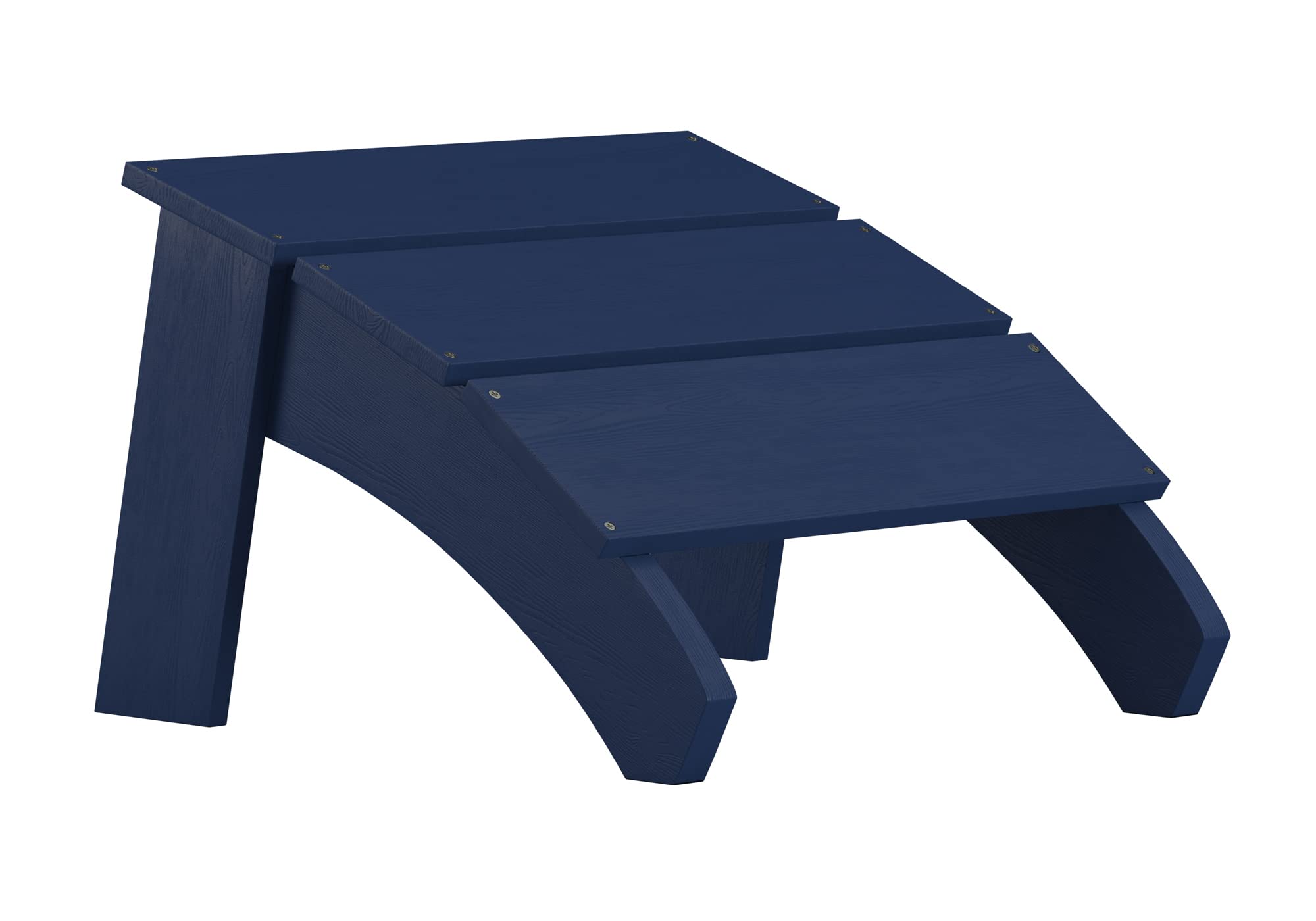 Flash Furniture Sawyer All-Weather Poly Resin Adirondack Ottoman – Navy
