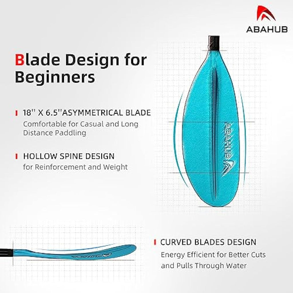 Carbon Fiber Kayak Paddle – 90.5 Inch Lightweight Oar