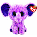 Ty Beanie Boos Eva Elephant Plush Toy - 6 Inch Pink Stuffed Animal