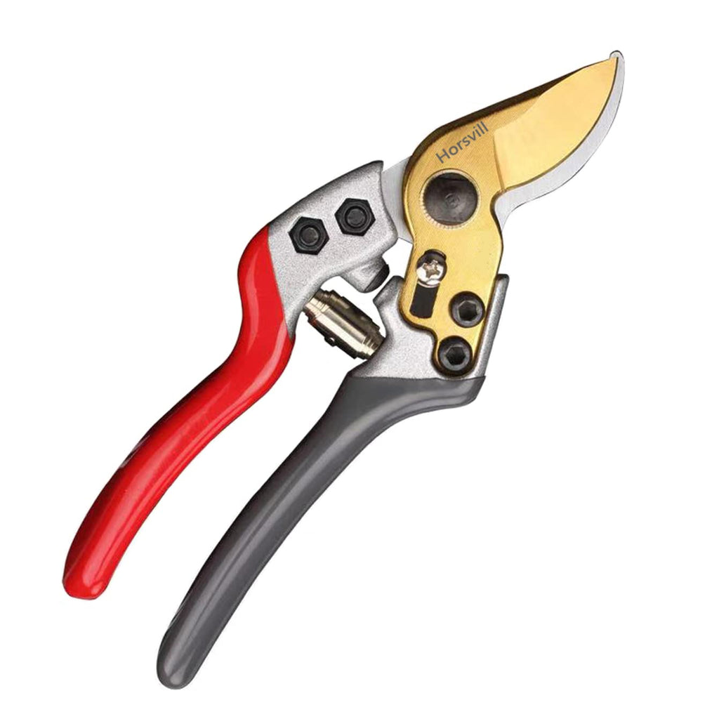 Horsvill Japanese SK4 Steel Pruning Shears – Heavy Duty Garden Secateurs