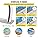 VEVOR Pool Handrail | 2-Pack 304 Stainless Steel Stair Rail with Grip Covers