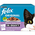 Felix Original Wet Cat Food Mixed Selection in Gravy - 48 x 100g Packs