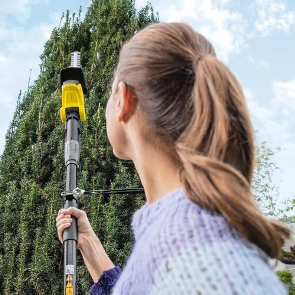 Kärcher PHG 18-45 Cordless Pole Hedge Trimmer – 45cm Blade, 4m Reach