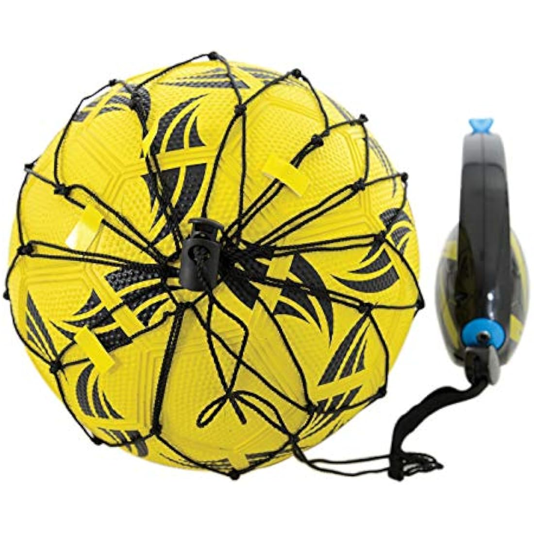 Kickmaster Close Control Football Trainer by M.V. Sports – Black
