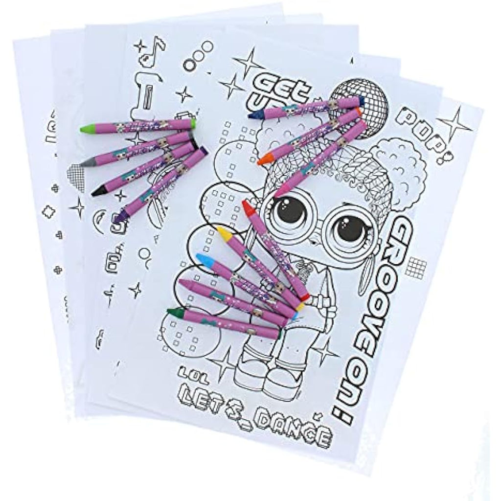 LOL Surprise Large Art Set | Kids Colouring Kit with Stickers