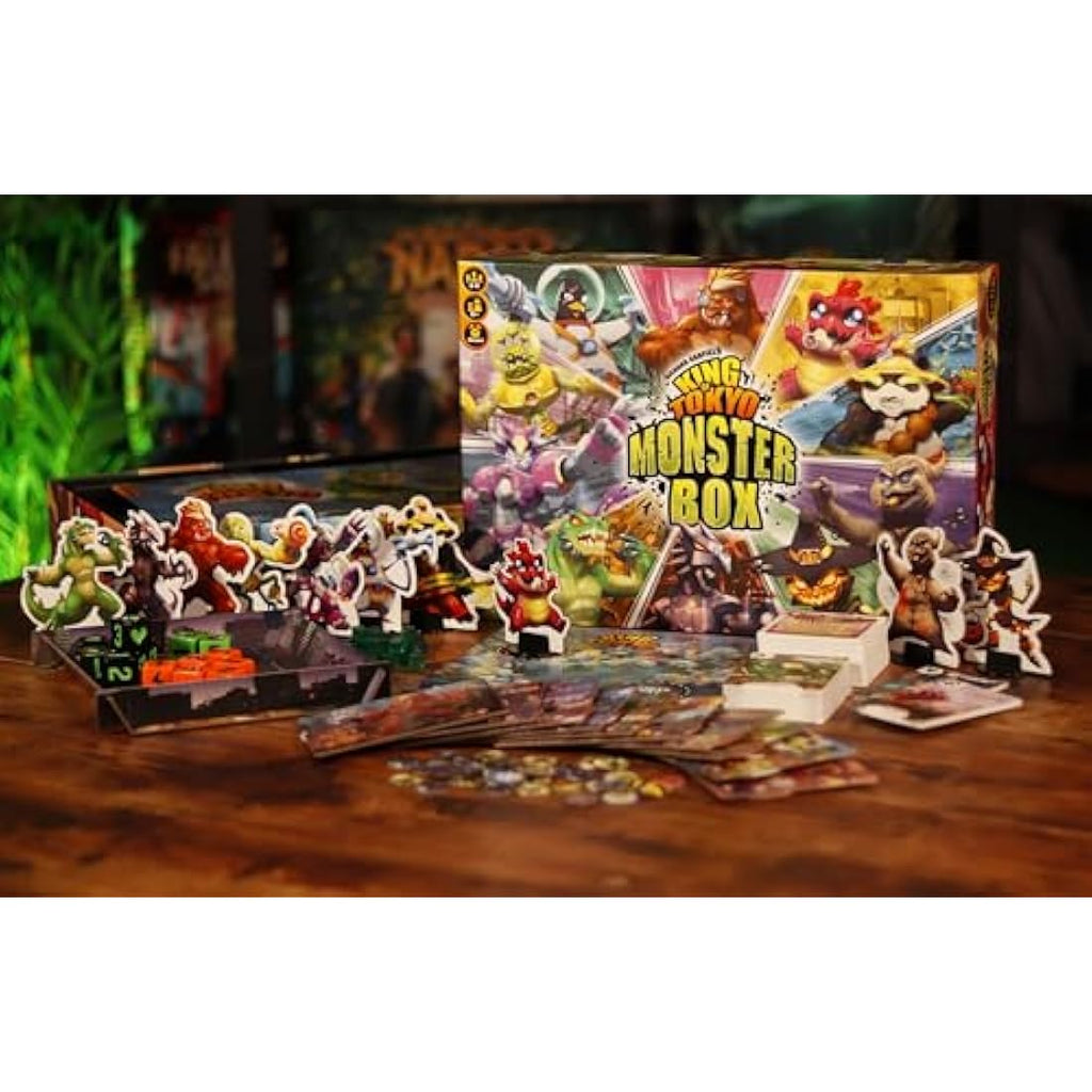 IELLO King of Tokyo Monster Box Board Game - Base Game & 2 Expansions