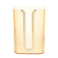 ABOOFAN Wall-Mounted Tissue Box – No-Drill PET Paper Holder for Bathroom