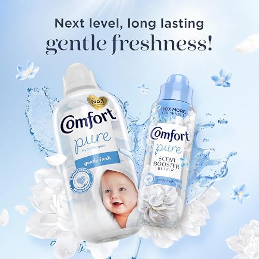 Comfort Pure Fabric Conditioner Hypoallergenic for Sensitive Skin 288 Washes