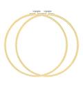 12-Inch Bamboo Embroidery Hoops | 2-Piece Large Round Set