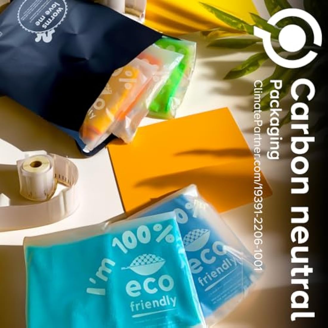 Simplelifeco Compostable Mailing Bags | 9x12" Eco Mailers | Pack of 25