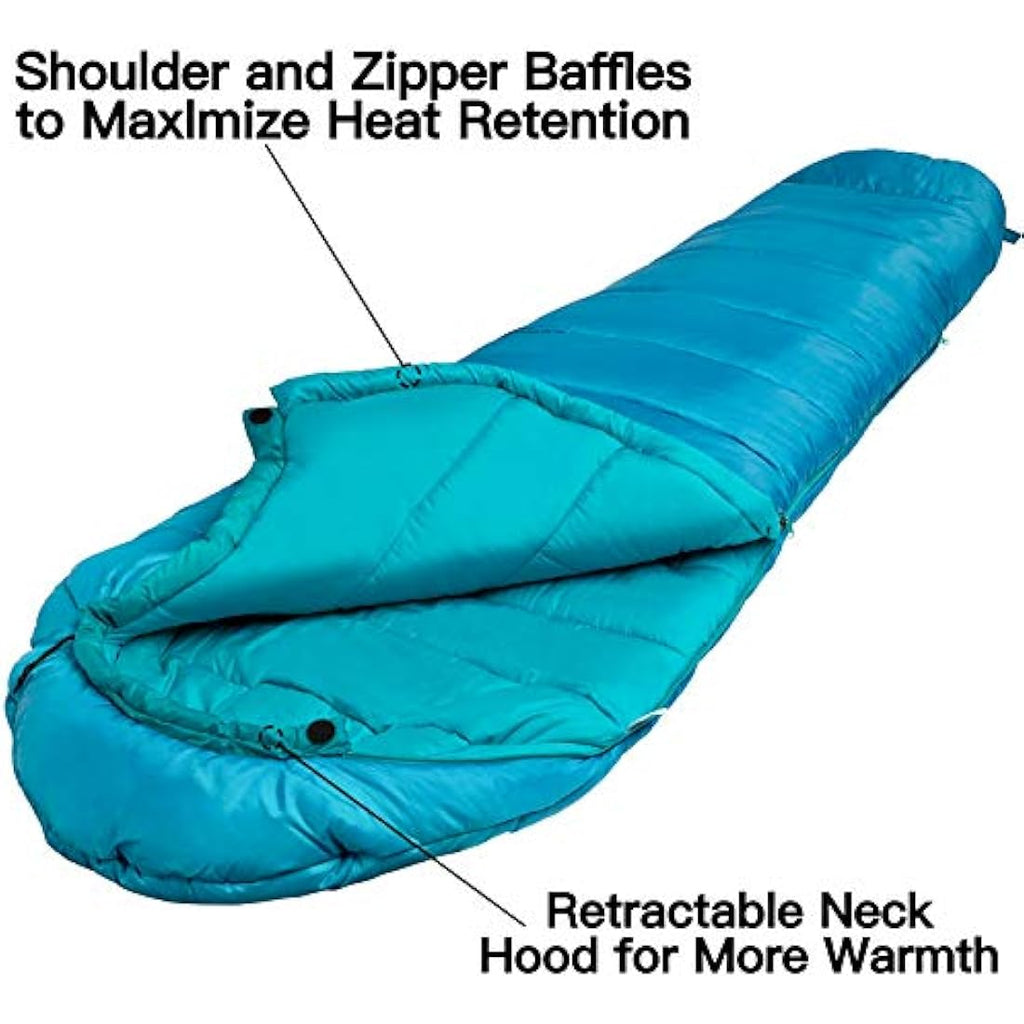Bessport Mummy Sleeping Bag – 4 Season Ultralight 0°C Thermal Gear