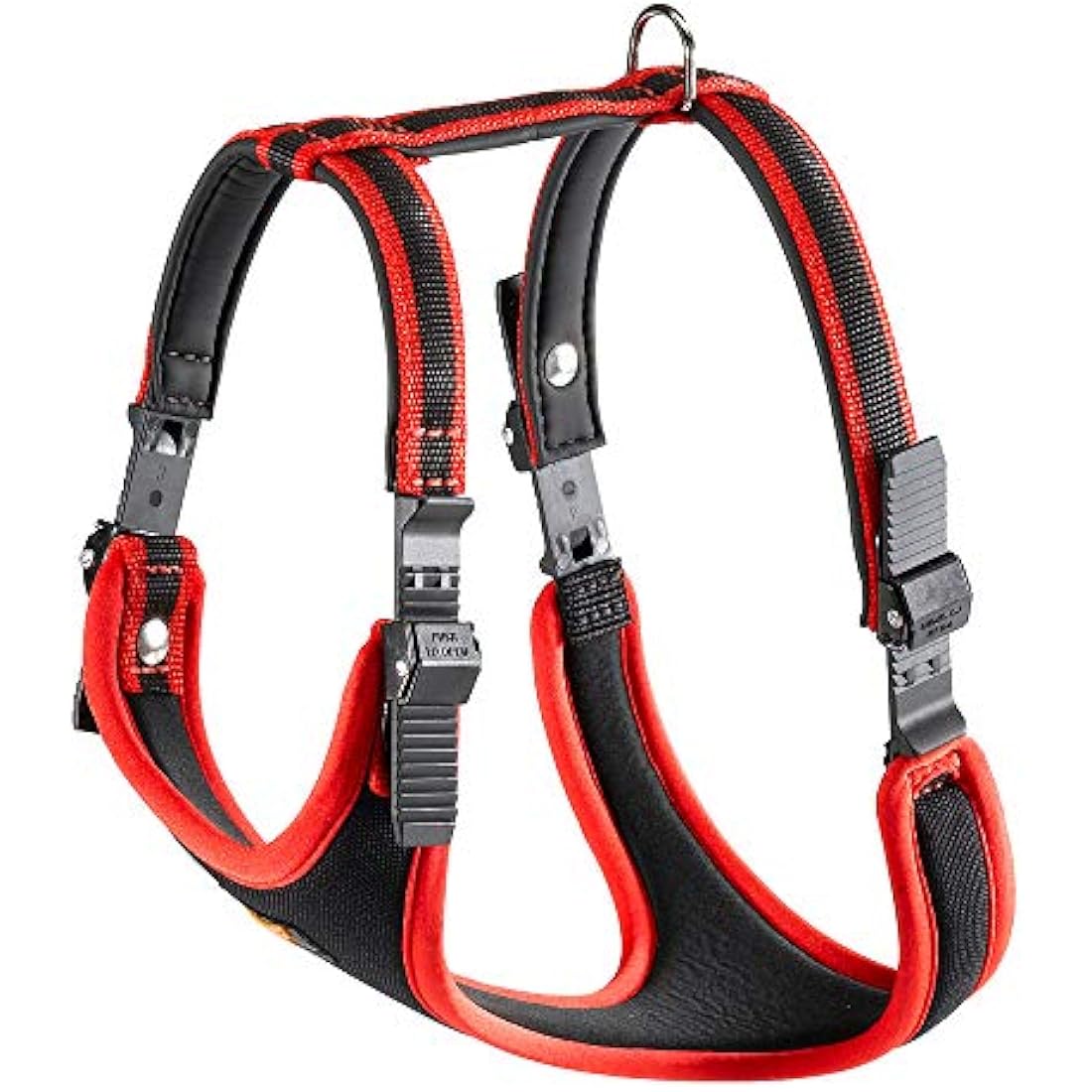 Ferplast Ergocomfort Large Dog Harness – Padded & Adjustable, Red