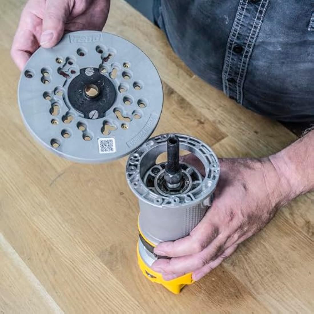 Trend Universal Trim Router Sub-Base – 150mm Precision Centring System