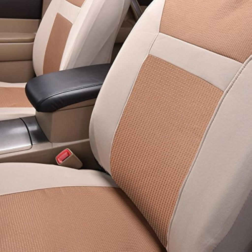 Car Seat Covers – Breathable Universal Full Set (Beige)
