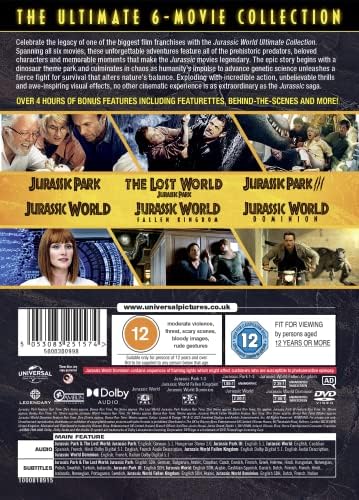 Jurassic World Ultimate Collection: 6-Film DVD Box Set – Jolof Store