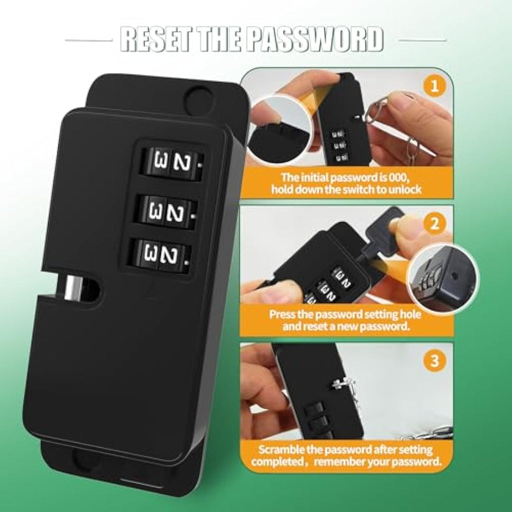 Evilsoul 2-Pack Adjustable Fridge Locks – Digital Password Child Safety