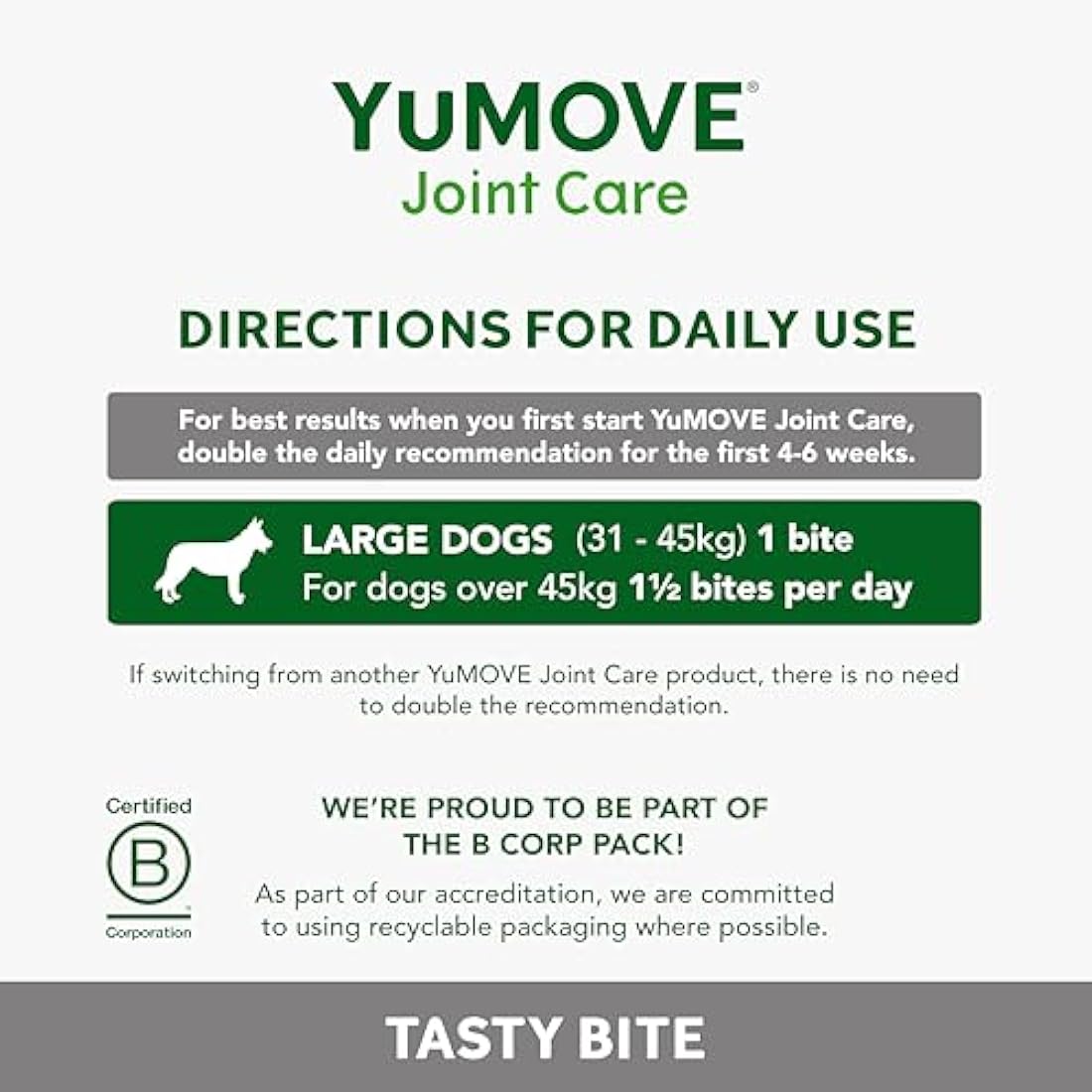 YuMOVE Joint Supplement for Large Dogs - Hip and Joint Care, 30 Chews