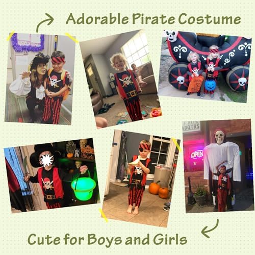 Kids Pirate Costume | Pirate Role Play Dress Up Set