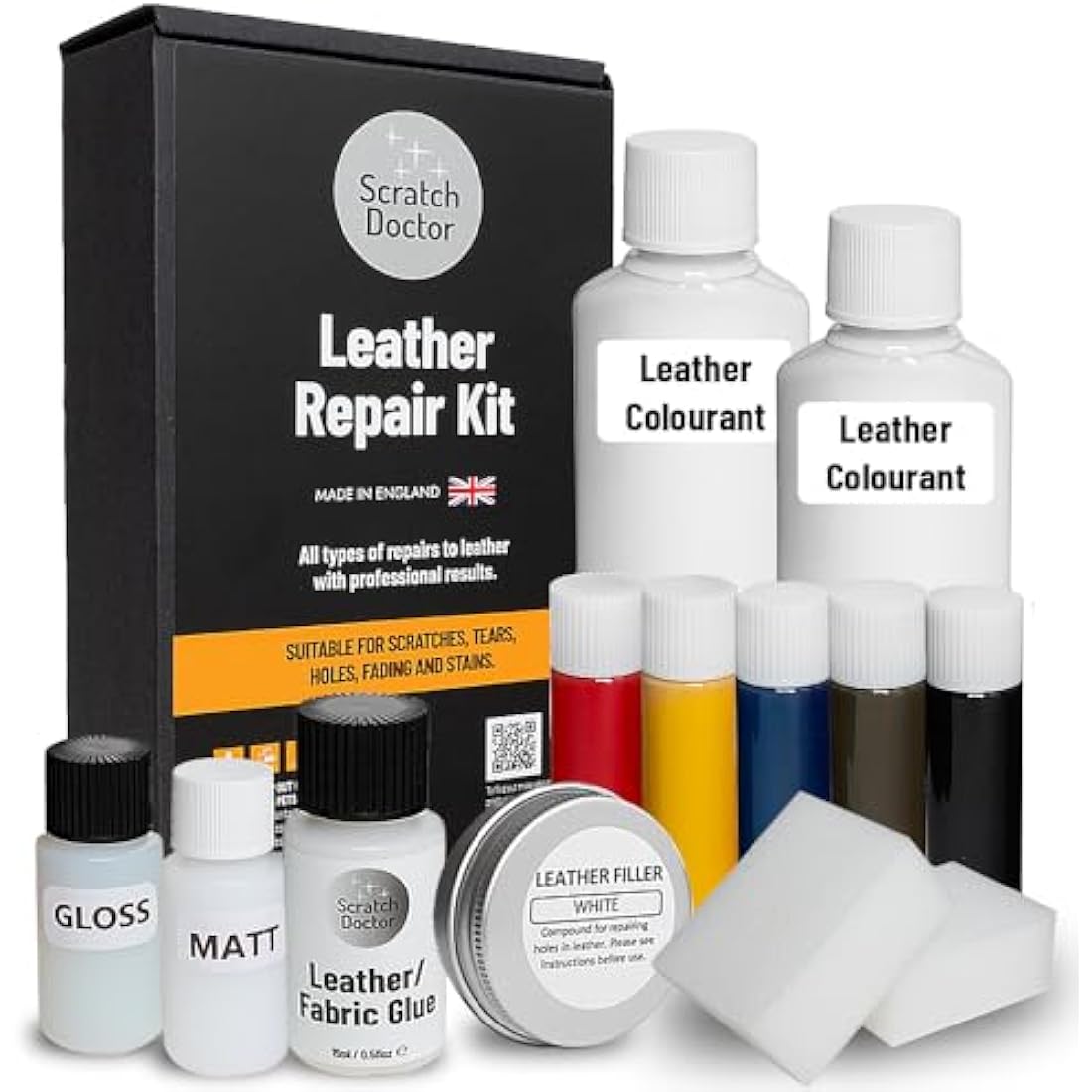 The Scratch Doctor Leather Repair Kit for Furniture & Car Seats - Beige