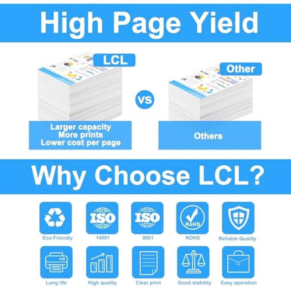 LCL Compatible 24B6035 Black Toner Cartridge for Lexmark M1145 XM1145