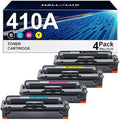 HALLOLUX 410A Compatible Toner Cartridges for HP LaserJet Pro | 4-Pack