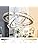 Dixun 3-Ring Dimmable LED Crystal Chandelier | Modern Stainless Steel Light