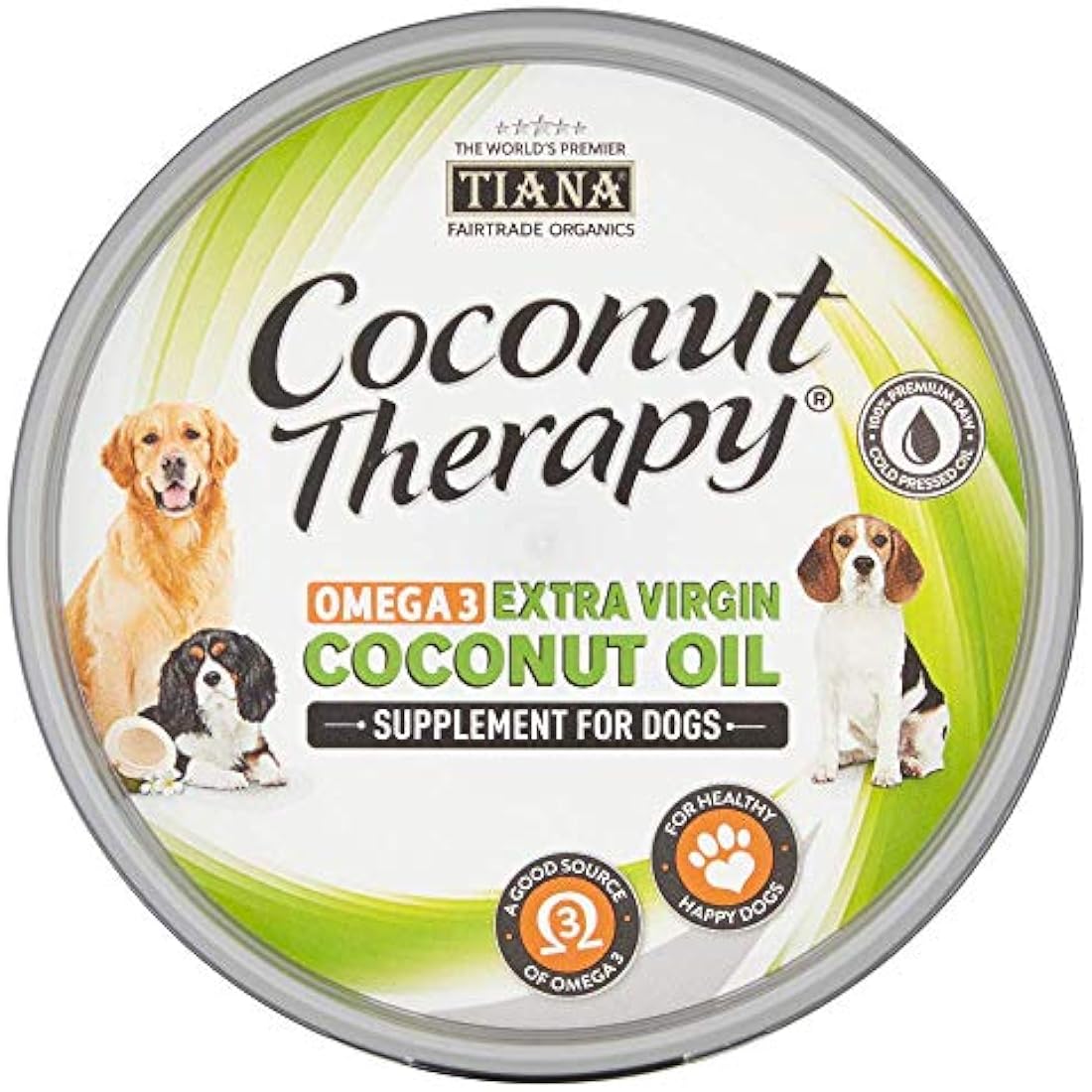 TIANA Coconut Therapy Dog Supplement with Omega-3 - 500ml (Pack of 6)
