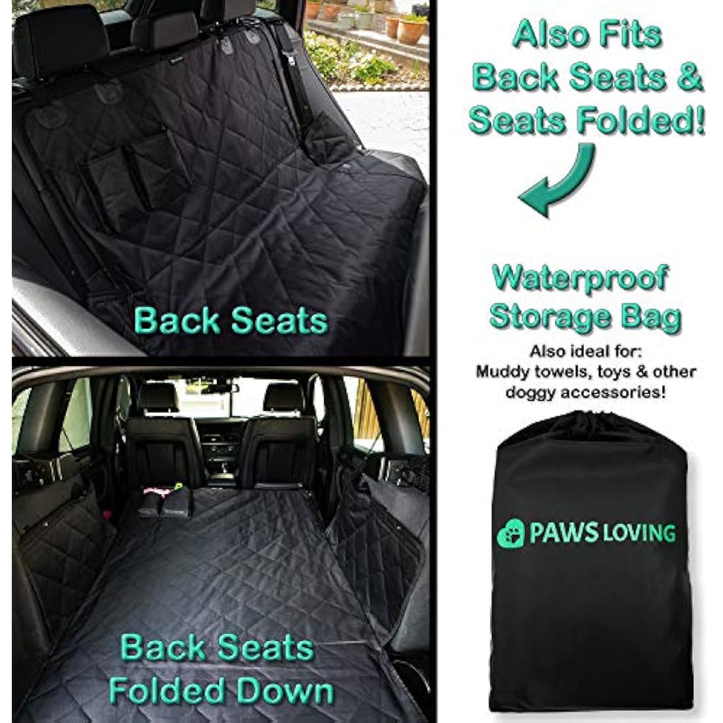 Paws Loving Dog Car Boot Protector | Heavy Duty Waterproof SUV Liner