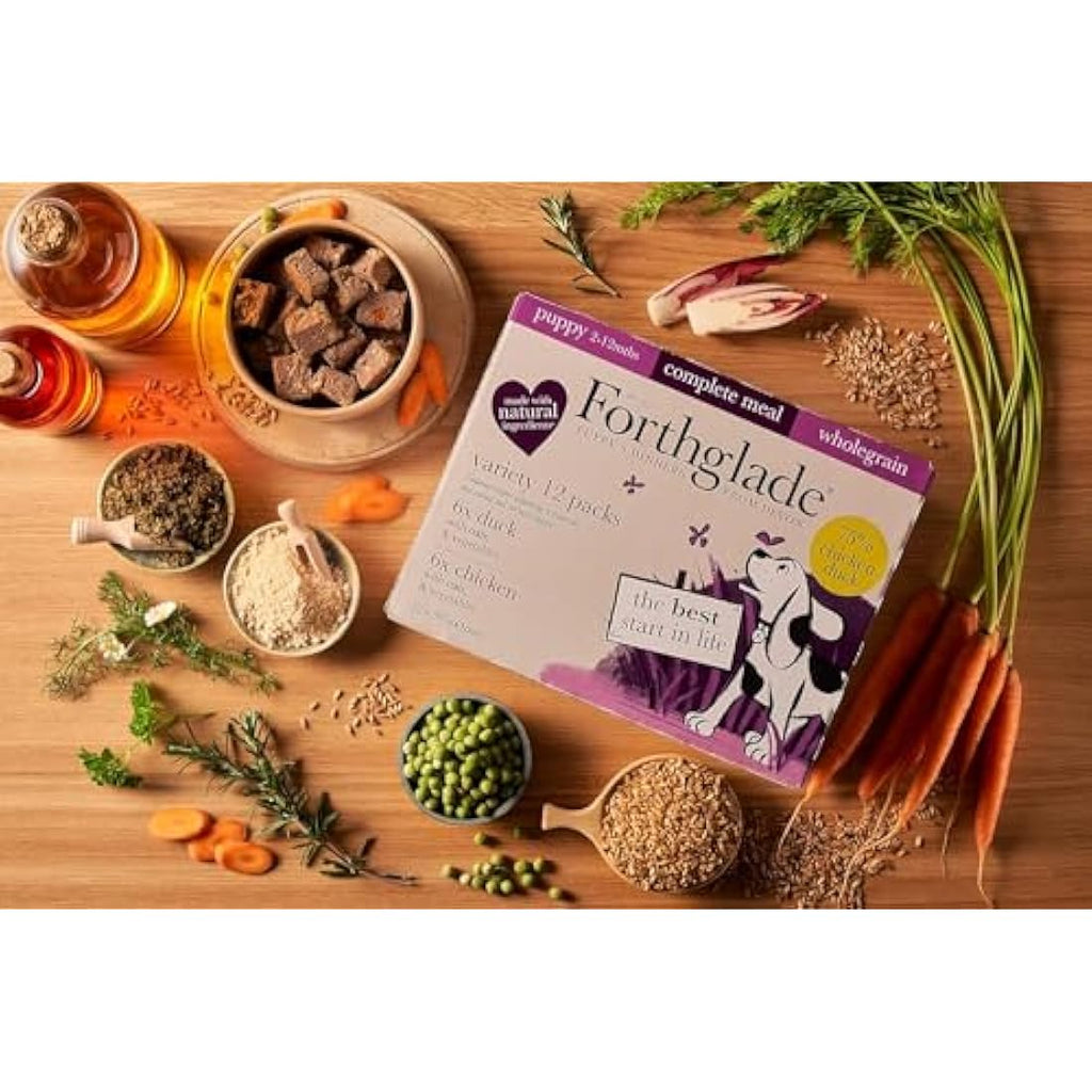 Forthglade Puppy Wet Dog Food Variety Pack - Chicken & Duck (12 x 395g)