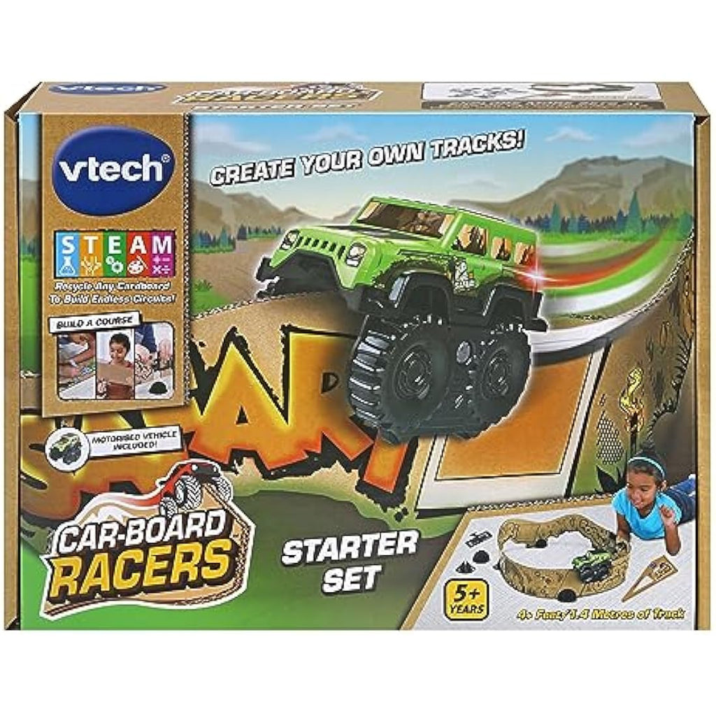 VTech Car-Board Racers Starter Set – DIY Cardboard Race Track Toy