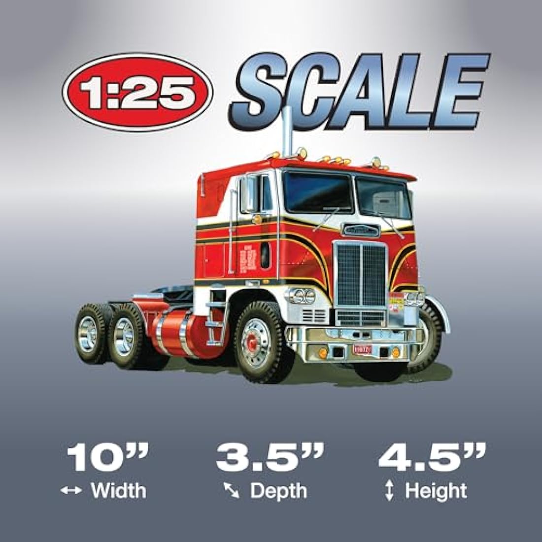 AMT Freightliner 2-in-1 Cabover Tractor 1:25 Scale Model Kit